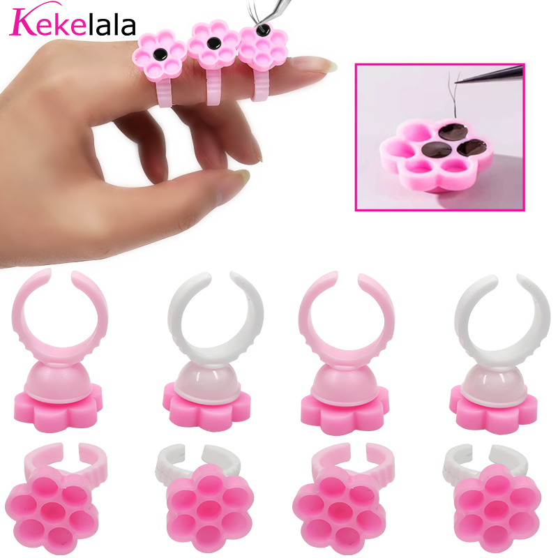 Eyelash Extension Usa - DIY Wimperverlenging Fans Bloeiende Cup Lijmhouder