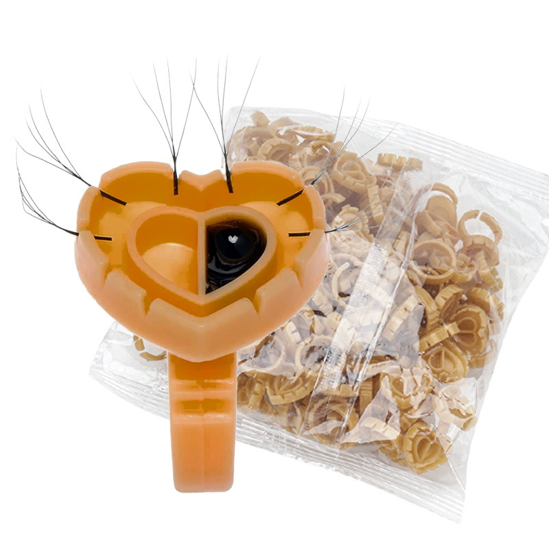 Eyelash Extension Usa - 500 stuks lijmringen voor wimperverlenging, lijmhouder