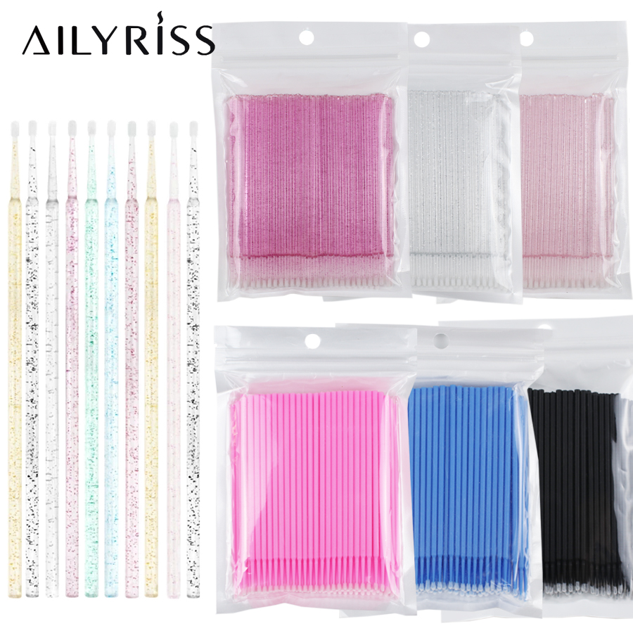 Eyelash Extension Vendor - 500 stks/partij Wegwerp Applicator Micro Borstels