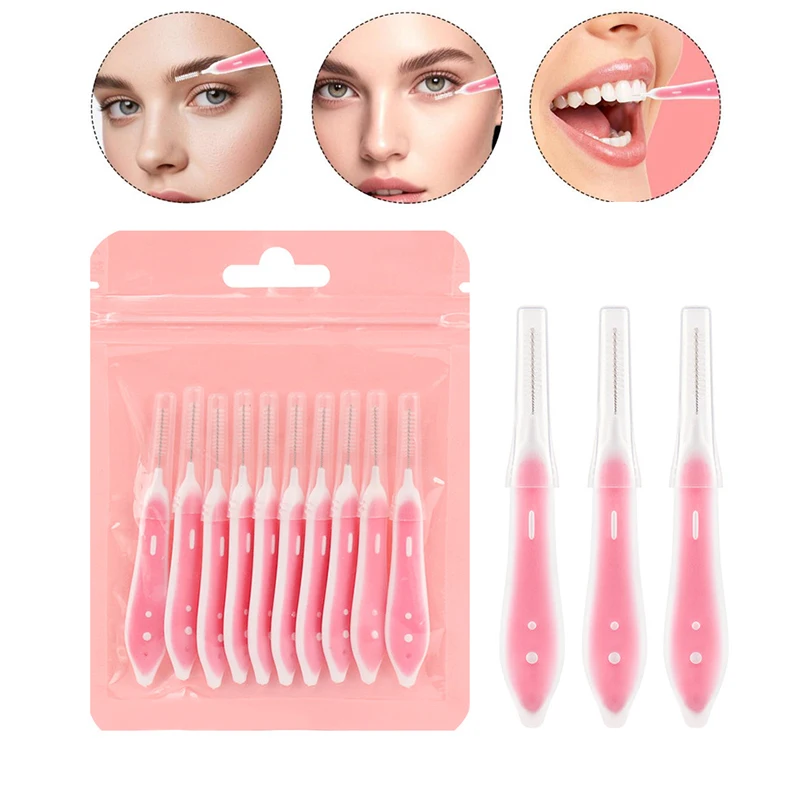 Eyelash Extension Eyelash - 10 Stuks Wenkbrauw Borstels Mini Brow