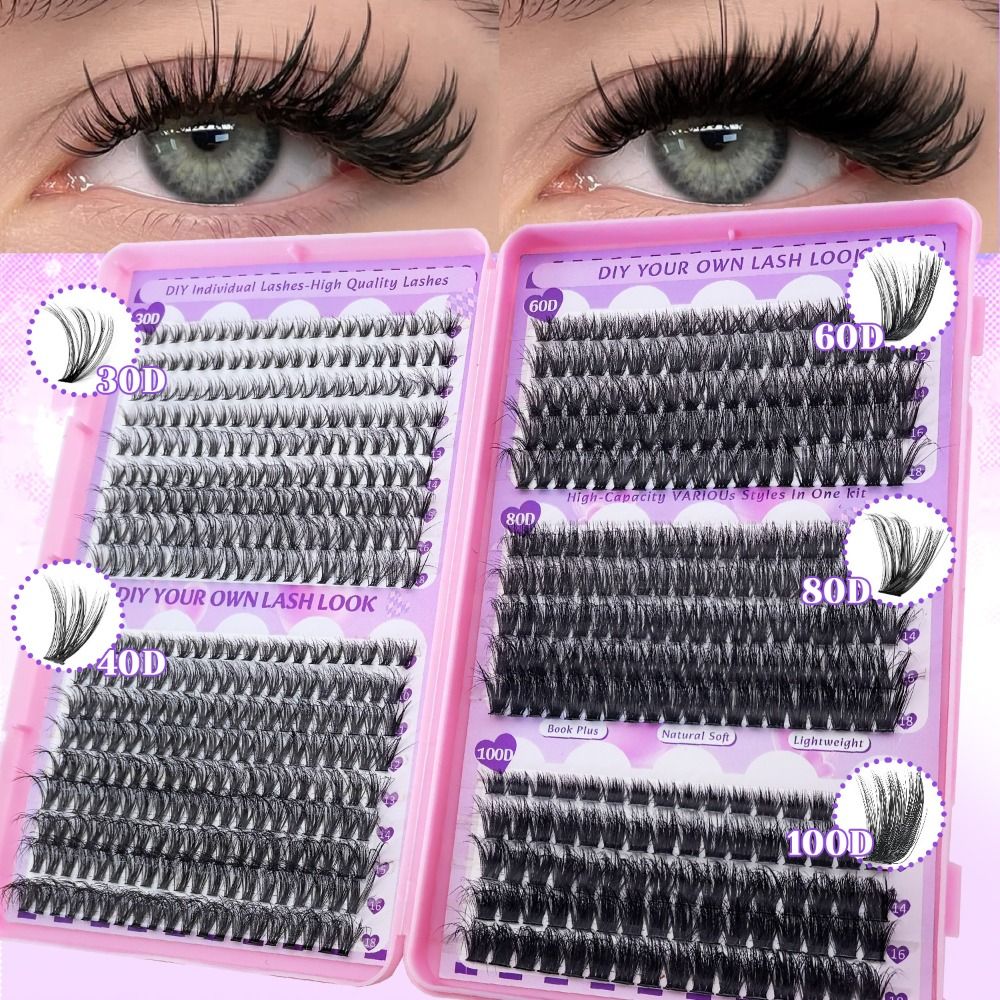 Eyelash Extension Wispy - 9-18mm Lange Kunstwimpers Bond & Seal