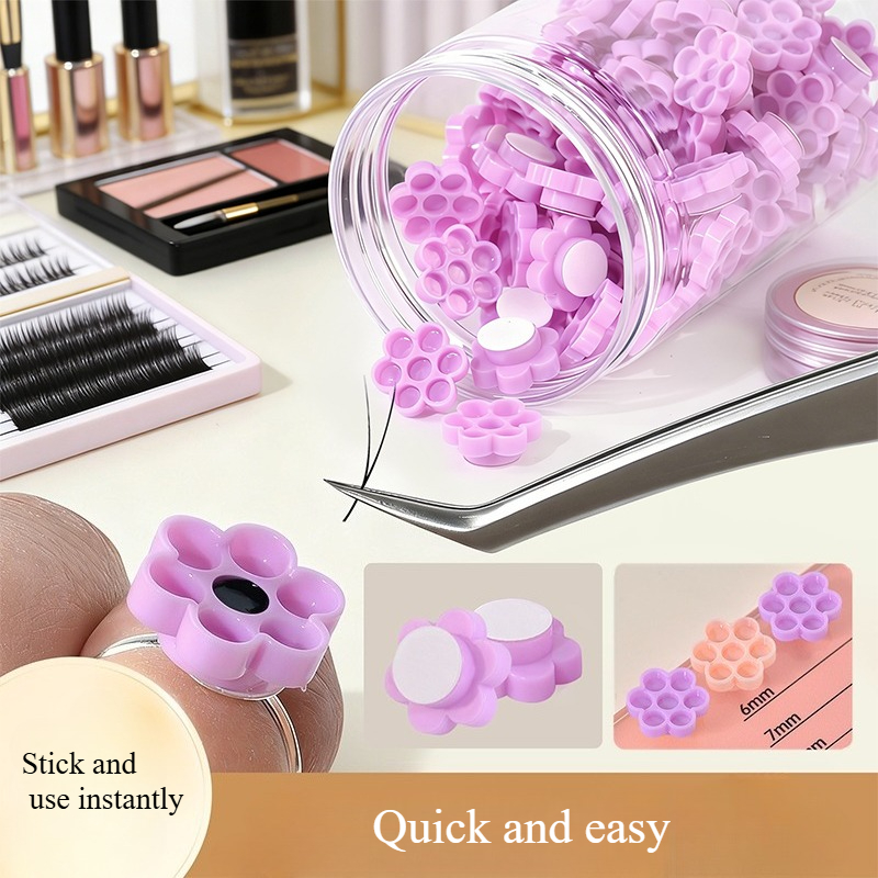 Eyelash Extension Adhesive - 120 Stuks Wimper Extension Lijm Houder