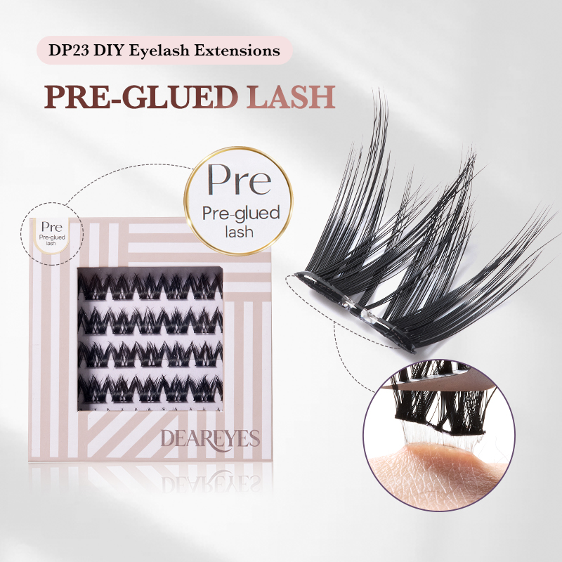 Lash Adhesive Glue - DearEyes DP-23 Zelfklevende Wimperverlenging 10‑16mm Voorgelijmde