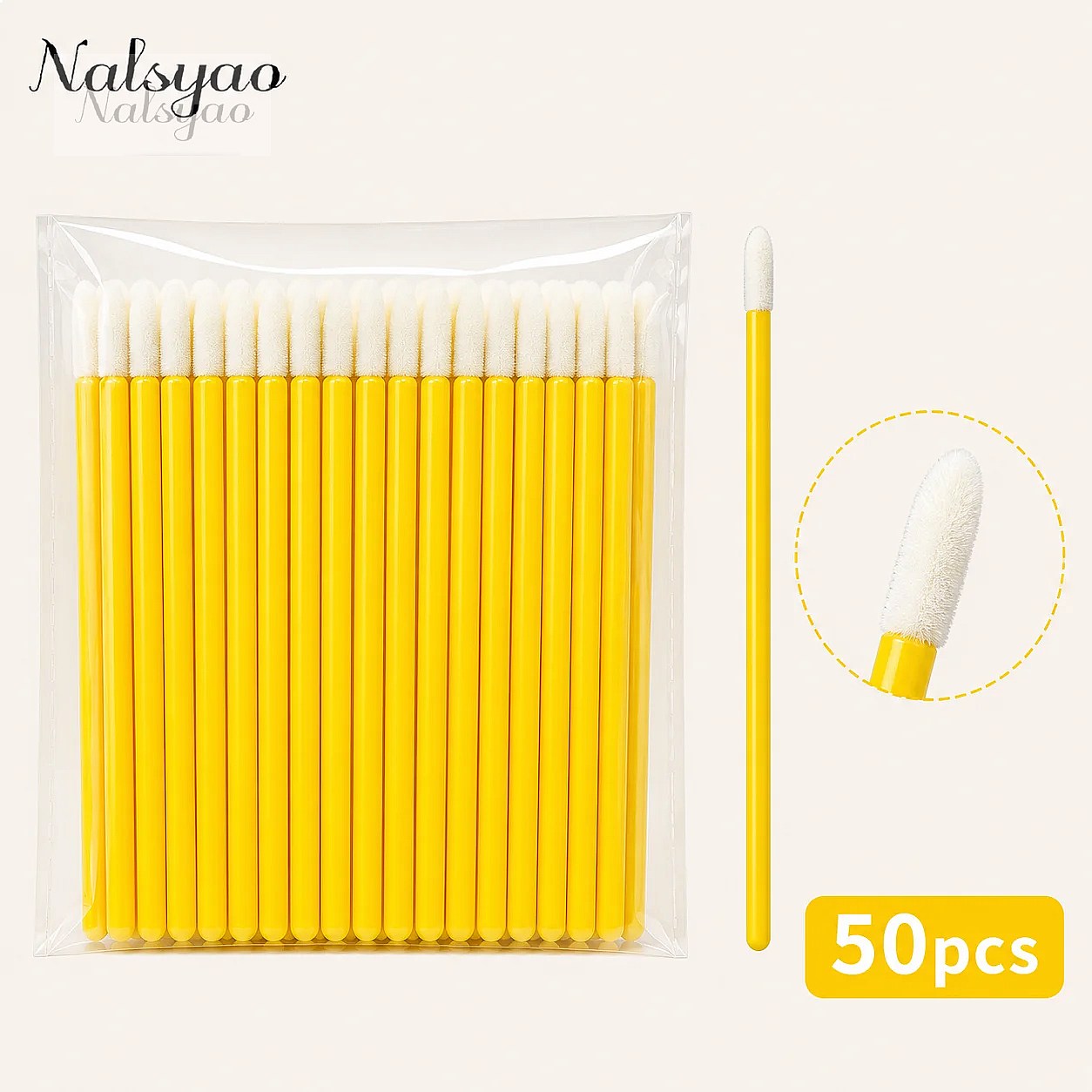 Eyelash Extension Eyelash - 50/500 stuks wegwerp mascara-applicator lippenstiftborsteltjes wimperverlenging