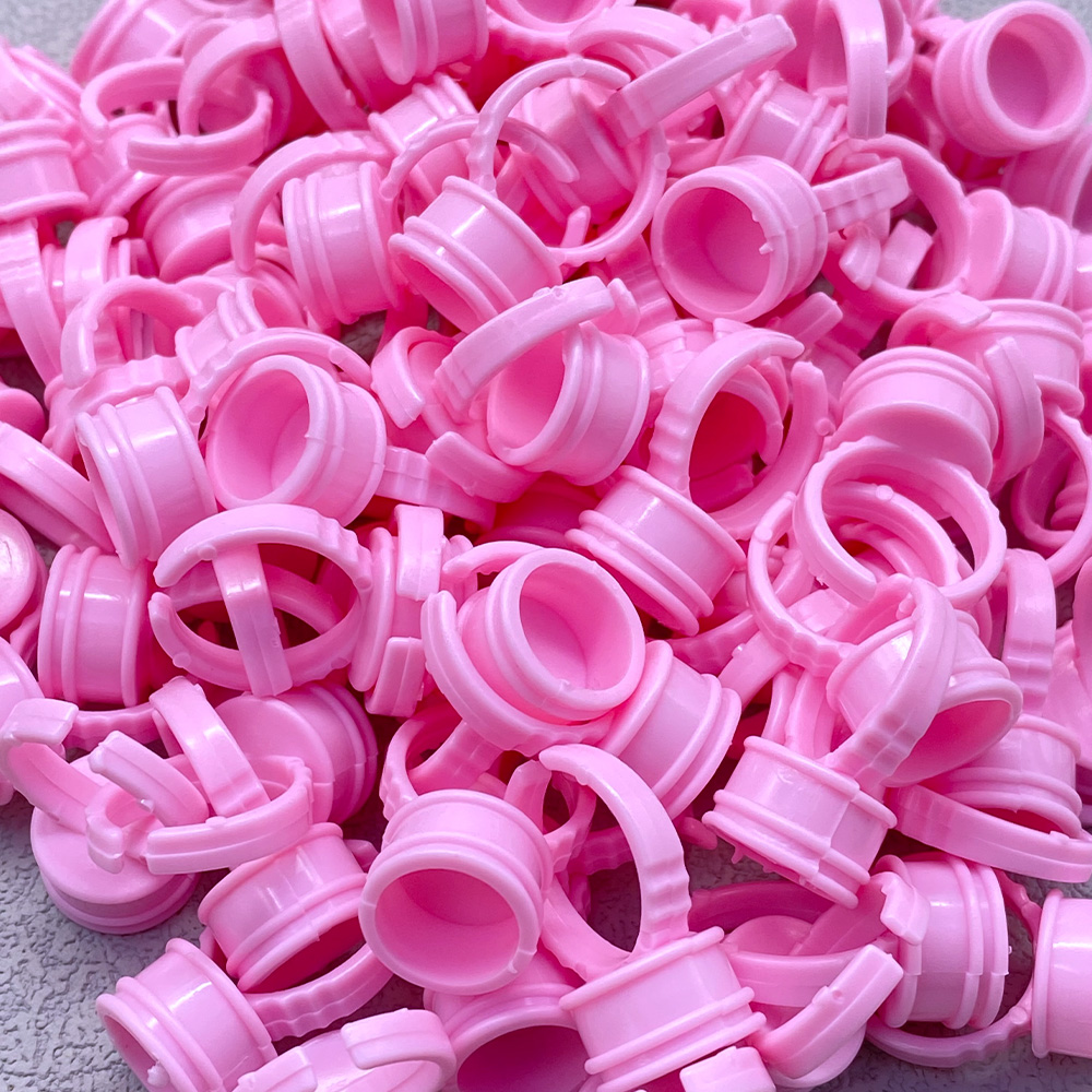 100 Stuks Wegwerp Lijm Ring Cu - Eyelash Extension Usa recensie en prijs