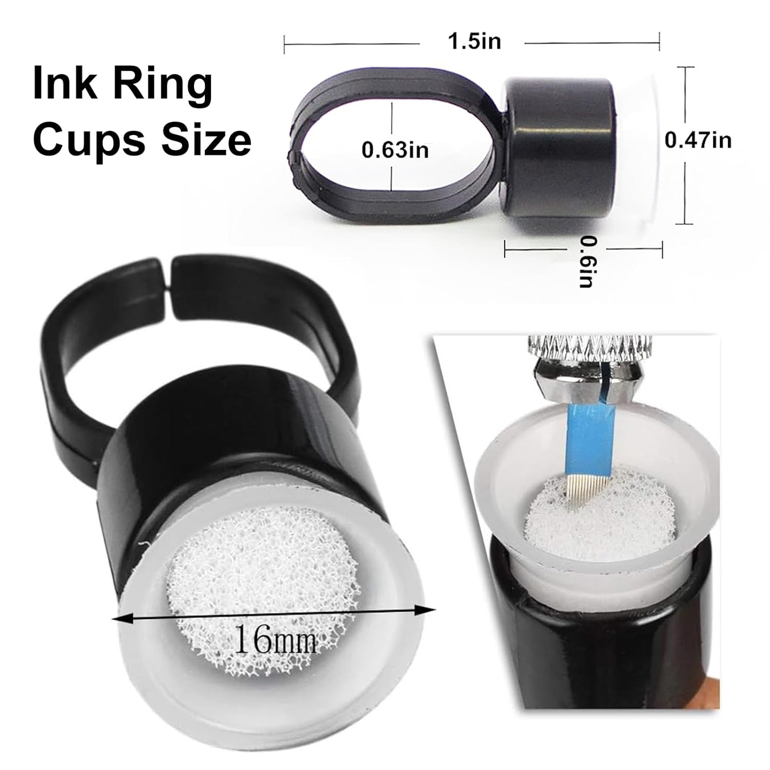 50/100PCS Tattoo Inkt Ring Cup - Eyelash Extension Permanent recensie en prijs