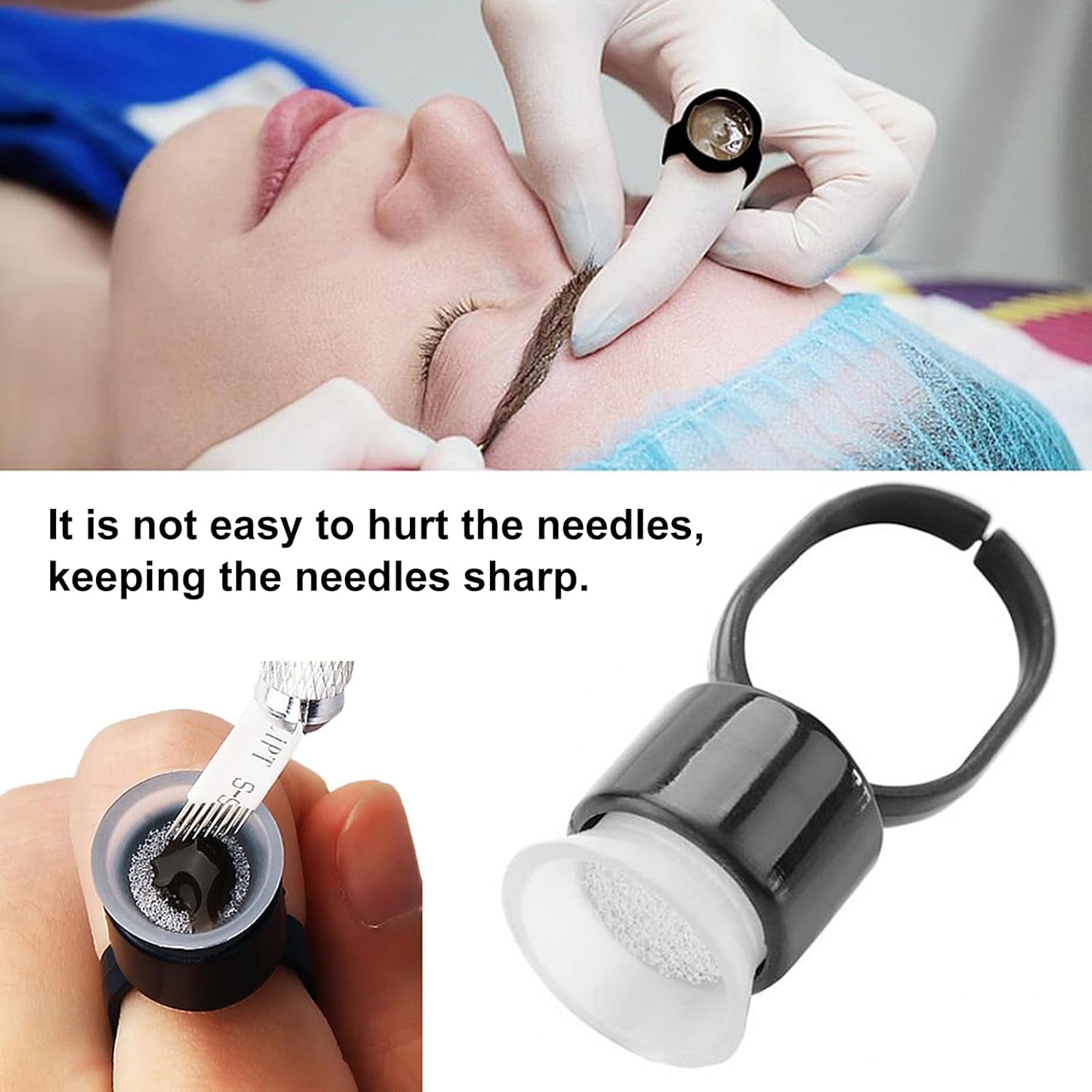 50/100PCS Tattoo Inkt Ring Cup - Eyelash Extension Permanent recensie en prijs