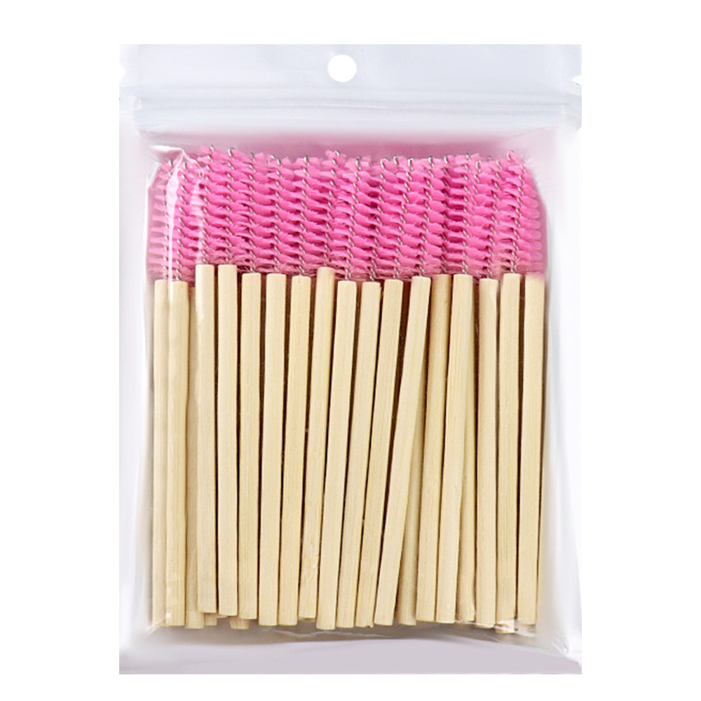 50 stuks bamboe handvat wimper - Eyelash Extension Vendor recensie en prijs