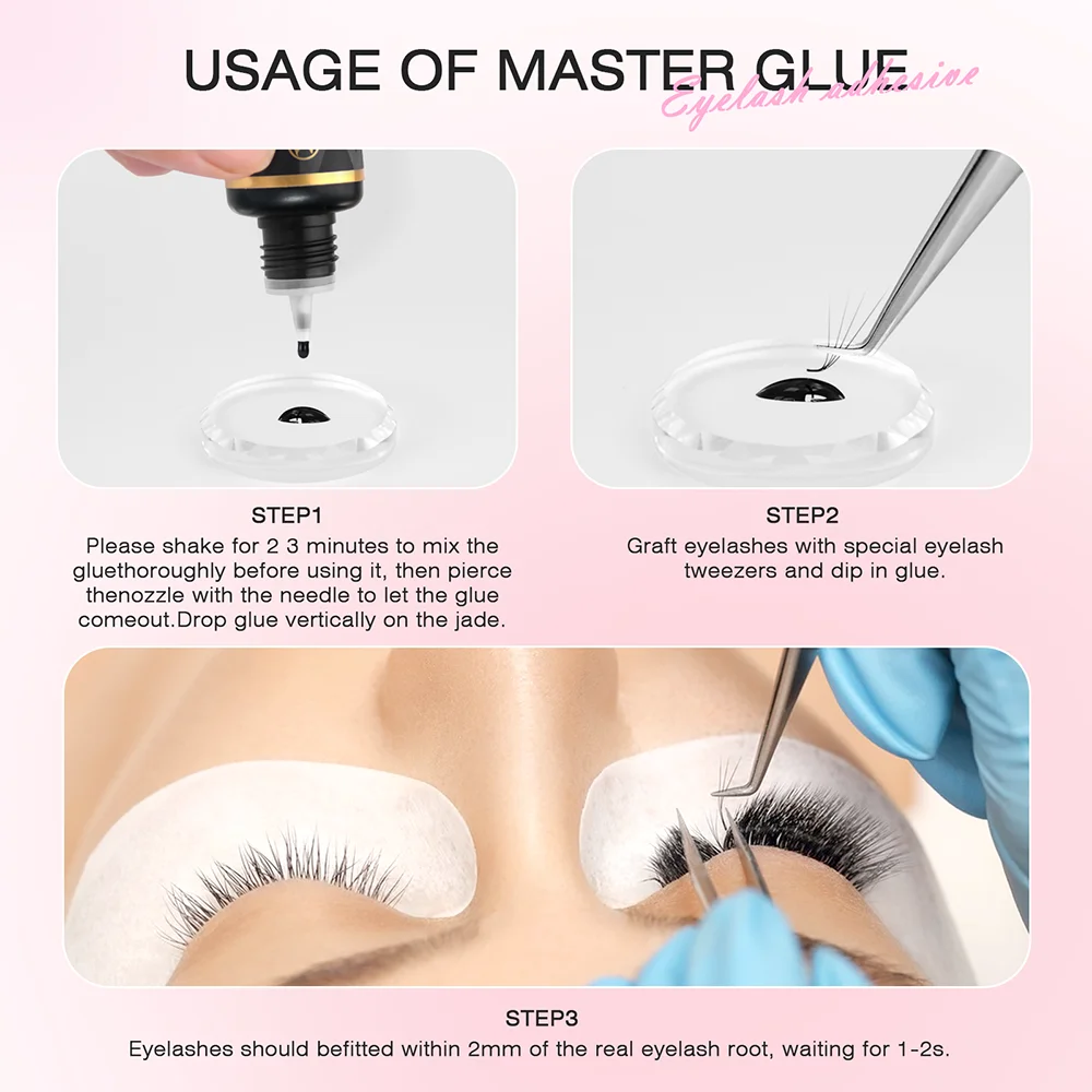 5/10PCS 0,3 Sec Wimperverlengi - Eyelash Extension Glue For Sensitive Eyes recensie en prijs