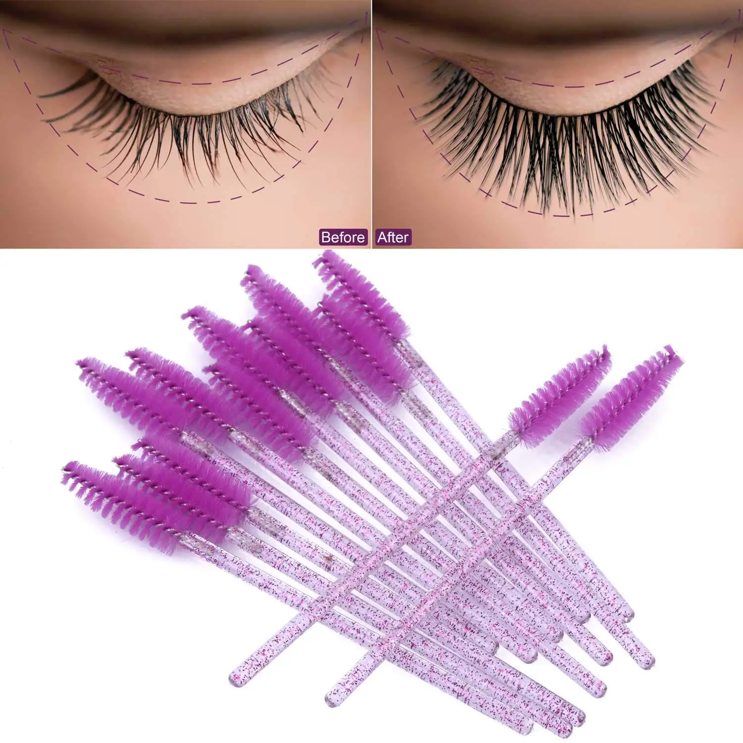 100/1000/2000 Stuks Wegwerp Ma - Eyelash Extension Vendor recensie en prijs