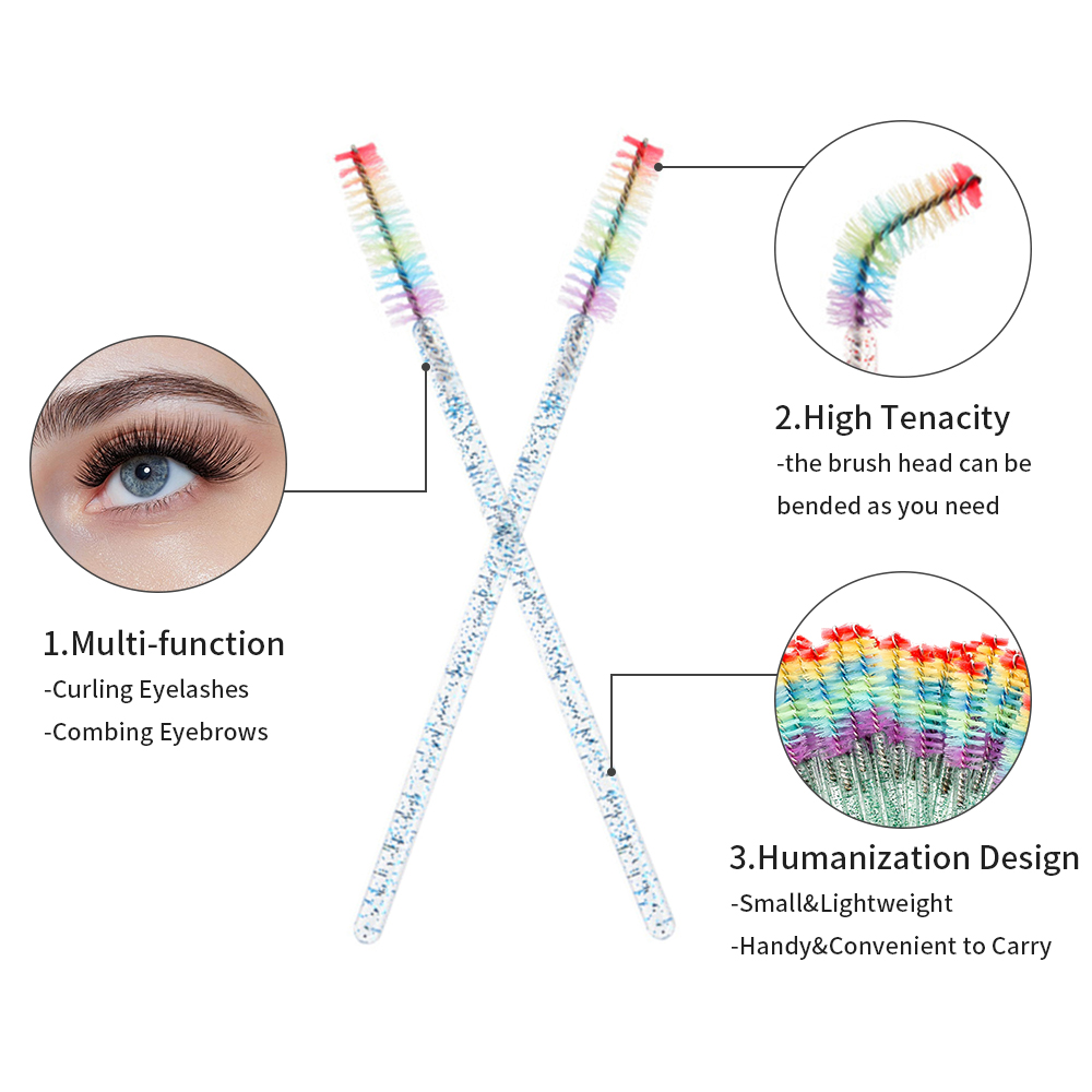 50 STKS Regenboogkristal Wimpe - Eyelash Extension Usa recensie en prijs