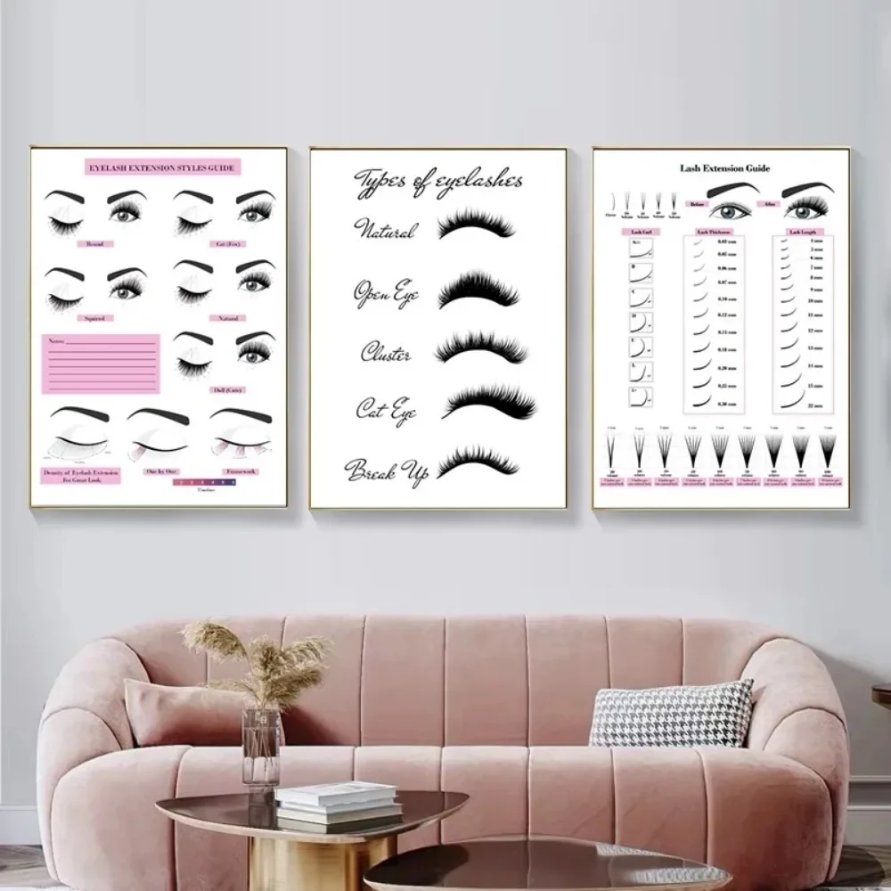 Canvas Schilderij HD Print Muu - Eyelash Extension Eyelash recensie en prijs