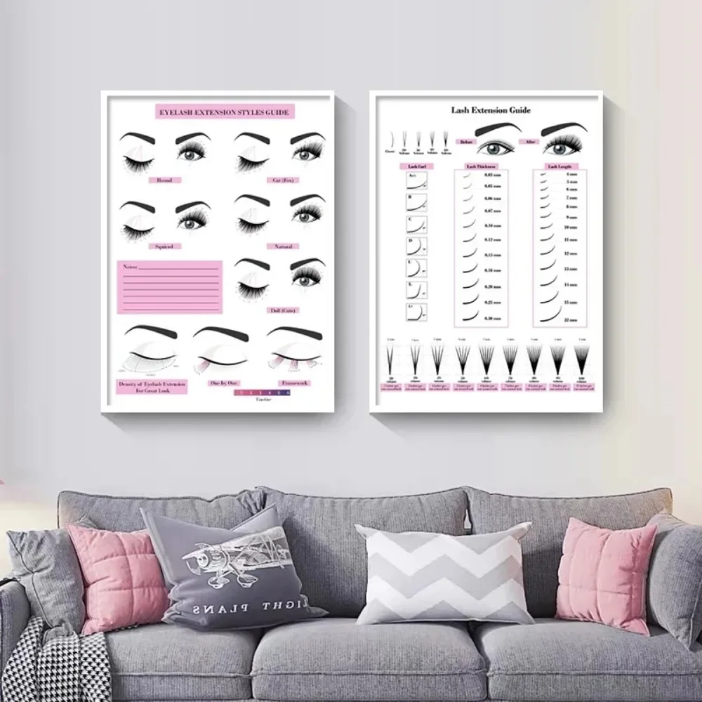 Canvas Schilderij HD Print Muu - Eyelash Extension Eyelash recensie en prijs
