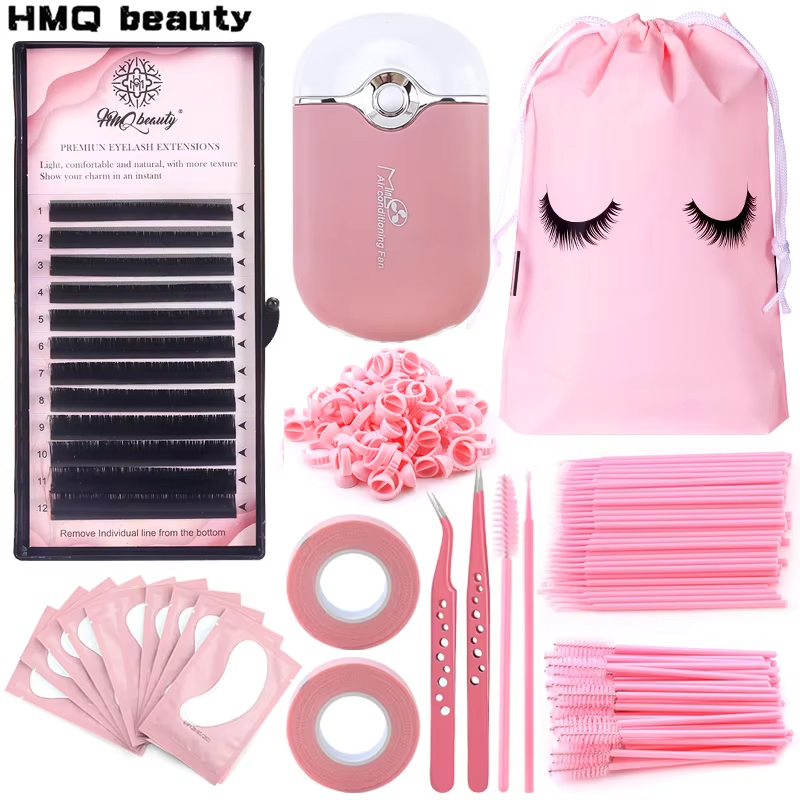 268PCS Wimper Extensions Kit B - Eyelash Extension Fan recensie en prijs